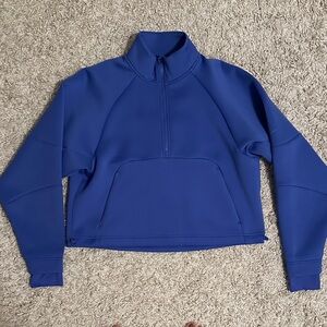 Nike Royal Blue Quarter-Zip Pullover